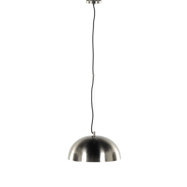 Antique Nickel Single Light Dome Pendant