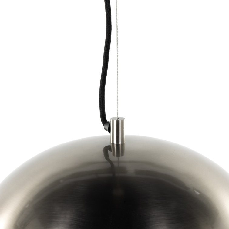 Antique Nickel Single Light Dome Pendant