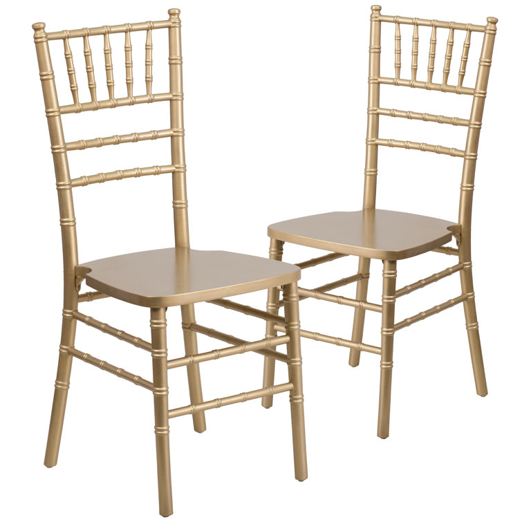 Yasmin Lightweight Wooden Chiavari Chair (Set of 2)