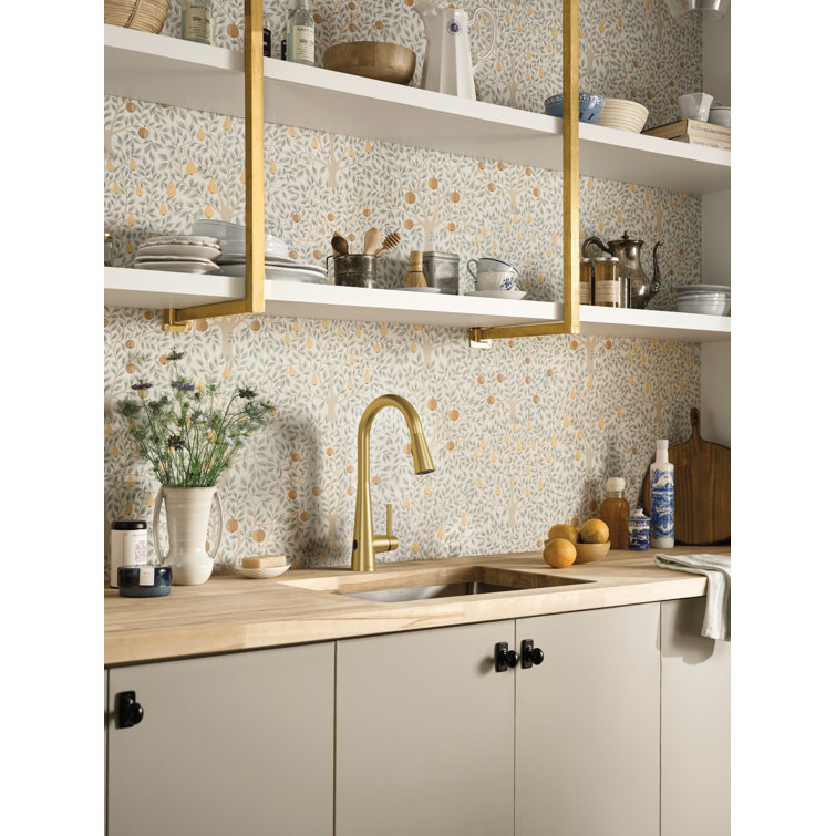 Modern Stainless Steel 15'' Pull-Out Spray Kitchen Faucet