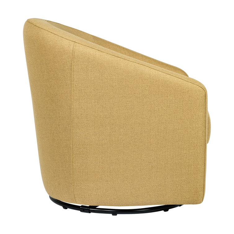 Madison 32'' Performance Dijon Eco-Twill Mid-Century Swivel Glider