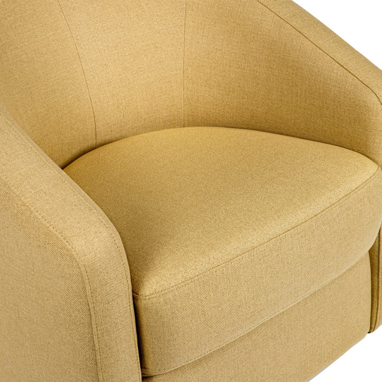 Madison 32'' Performance Dijon Eco-Twill Mid-Century Swivel Glider