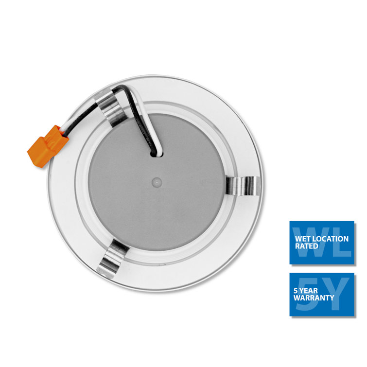 Black 4'' LED Dimmable Recessed Lighting Kit