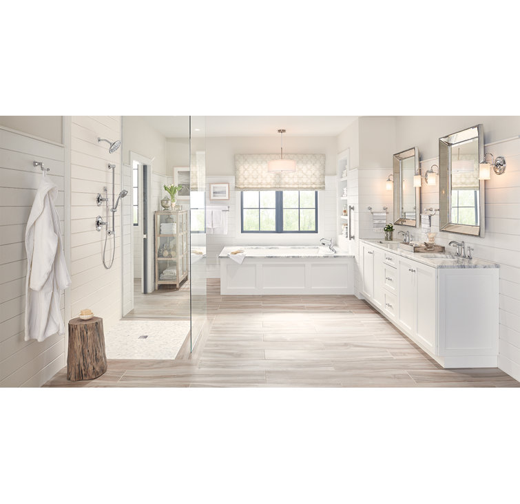 Belfield 7" Chrome Rain Showerhead with Polished Nickel Finish