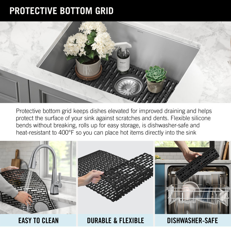 24-inch Stainless Steel Undermount Single Bowl Utility Sink