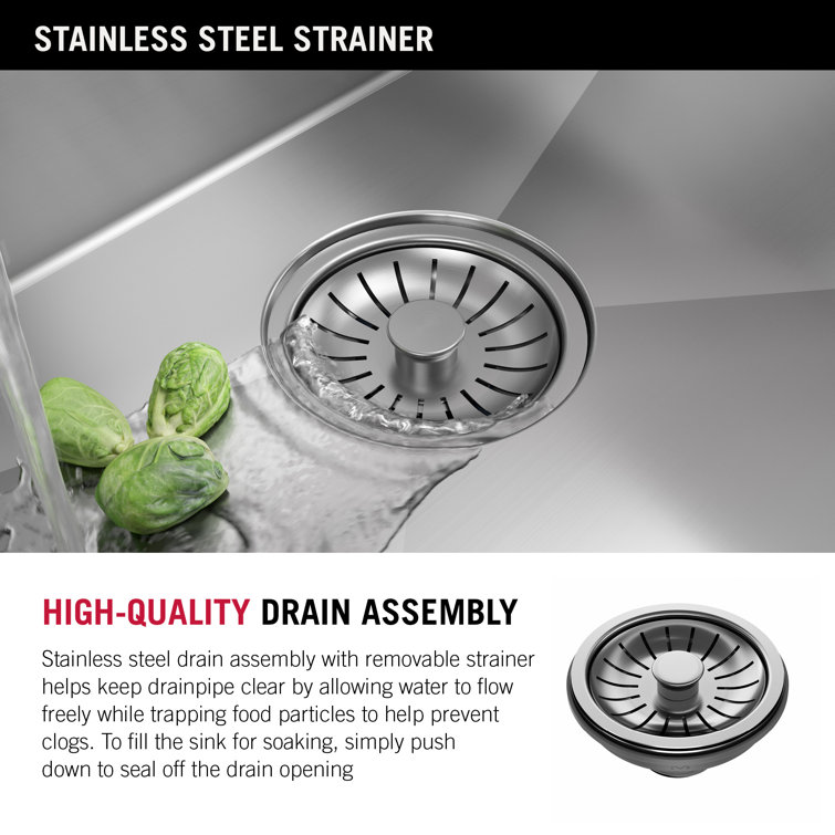 Delta 30" Stainless Steel Single Bowl Undermount Kitchen Sink