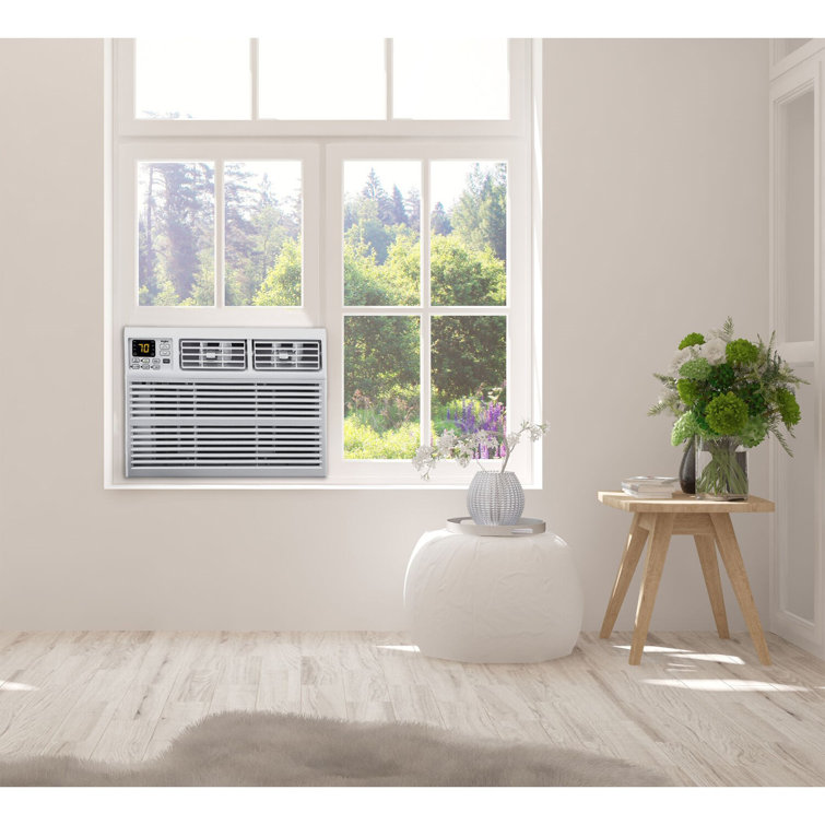 12000 BTU White Digital Window Air Conditioner with Remote