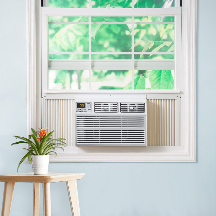12000 BTU White Digital Window Air Conditioner with Remote
