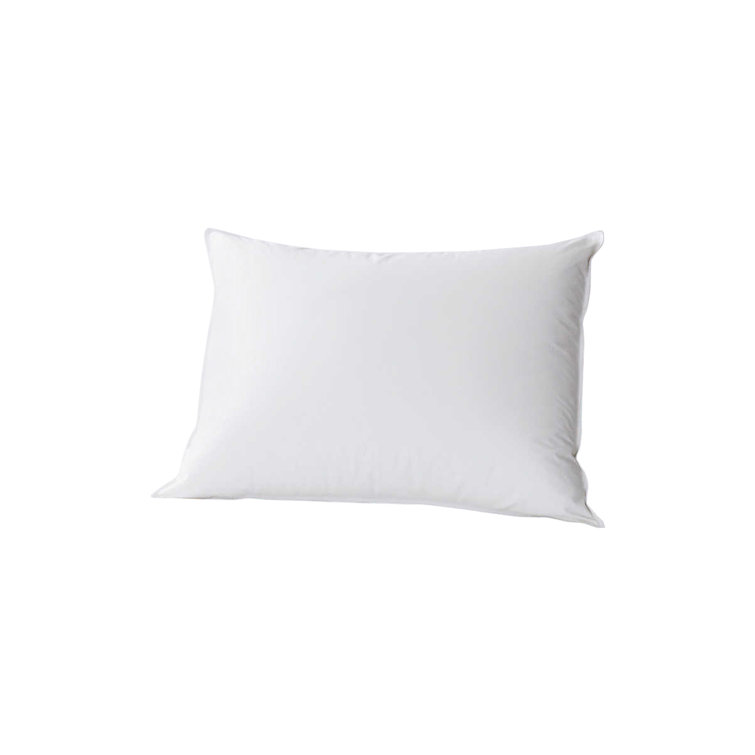 Queen Size White Organic Cotton Feather Down Pillow