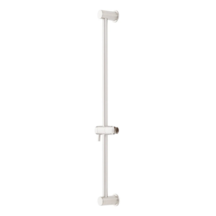 Brushed Nickel Adjustable Handheld Shower with Slide Bar