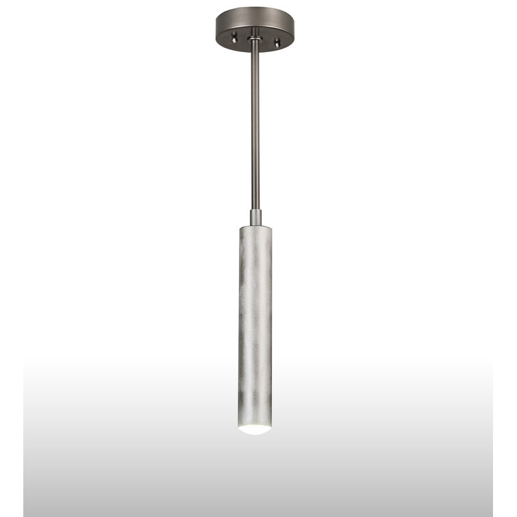 Cilindro Nickel Finish Mini LED Pendant with Statuario Idalight Lens