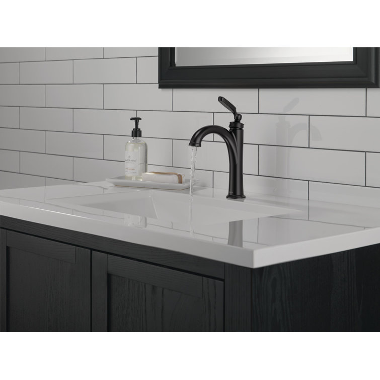 Modern Contemporary 10" Single Hole Stainless Steel Bathroom Faucet