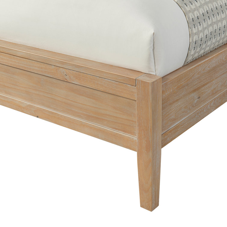Arden Light Driftwood Pine Wood Queen Bedroom Set
