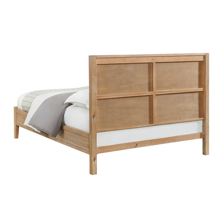 Arden Light Driftwood Pine Wood 5-Piece Bedroom Set