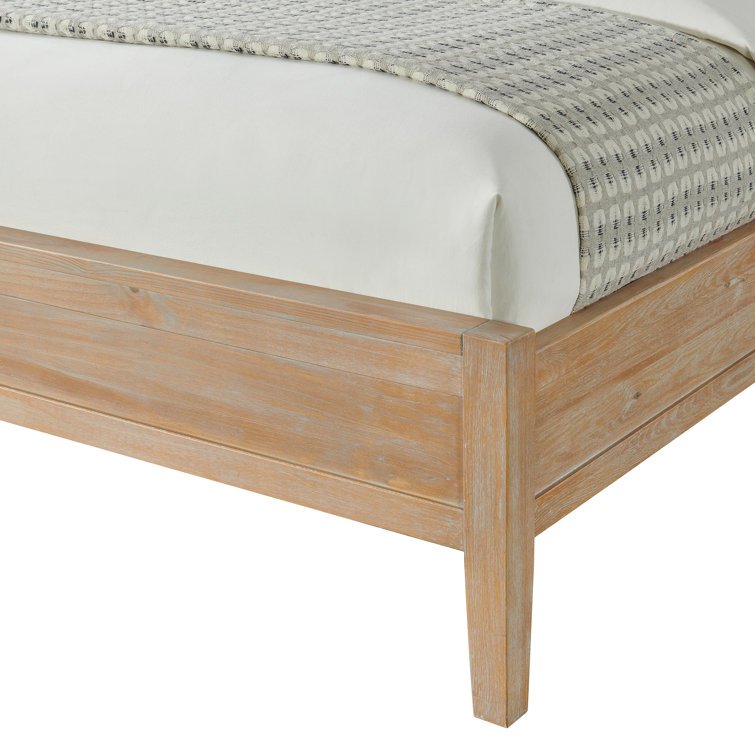 Arden Light Driftwood Solid Pine 5-Piece Bedroom Set with King Bed