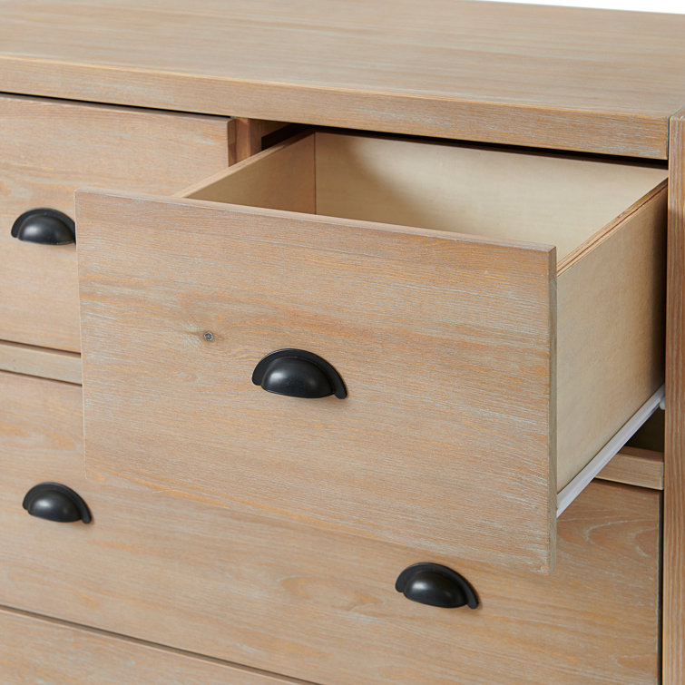 Arden Light Driftwood Pine Wood Queen Bedroom Set
