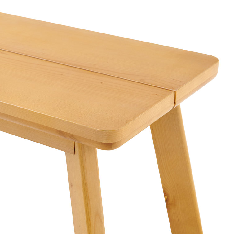 Shelburne Warm Natural 48" Birch and Maple Dining Bench