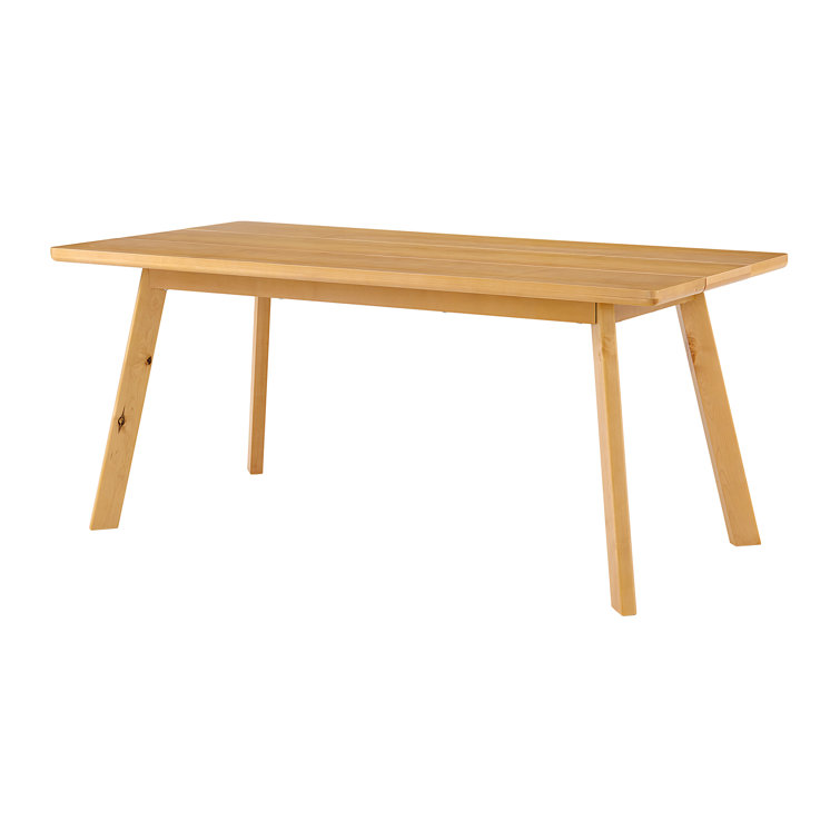 Shelburne Natural Birch and Maple 73" Dining Table and Bench Set