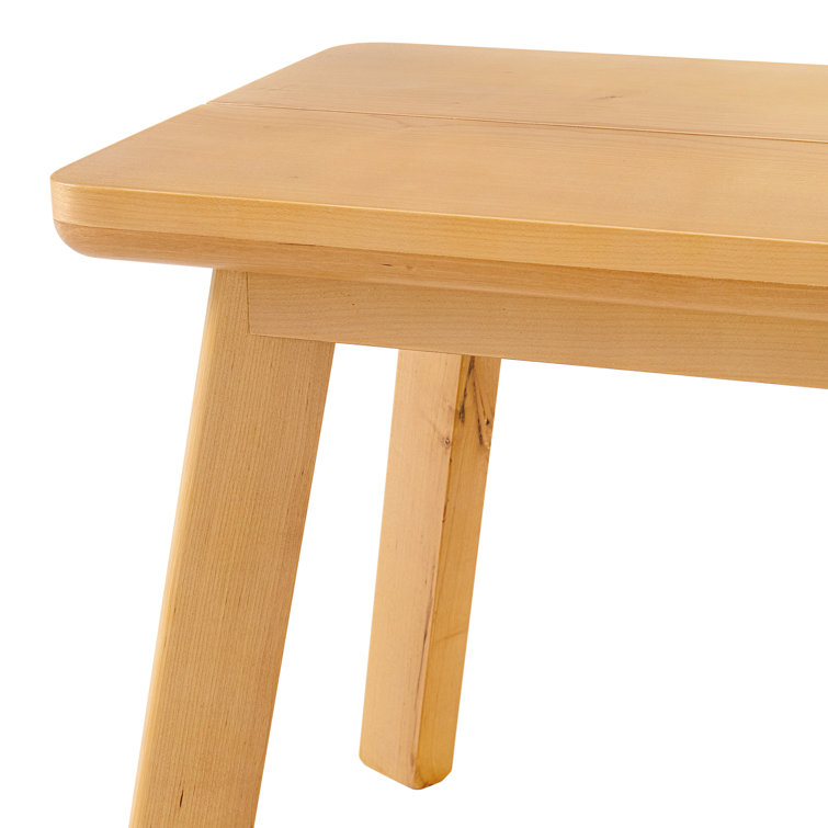 Shelburne Natural Birch and Maple 73" Dining Table and Bench Set