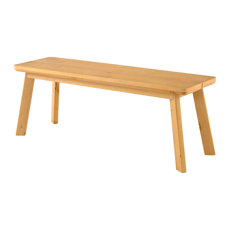 Shelburne Natural Birch and Maple 73" Dining Table and Bench Set