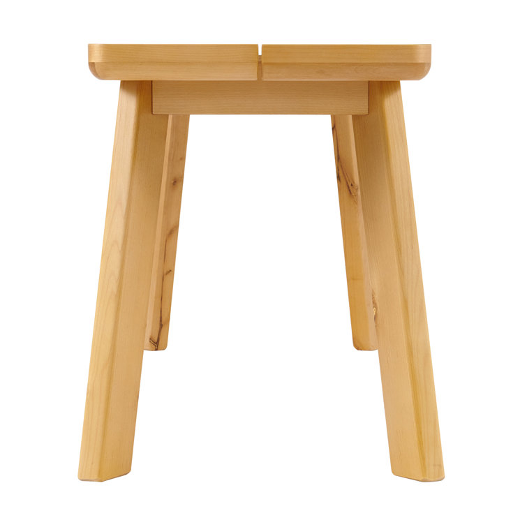 Shelburne Natural Birch and Maple 73" Dining Table and Bench Set