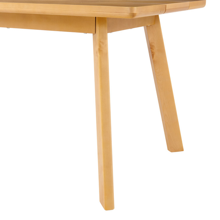 Shelburne Natural Birch and Maple 73" Dining Table and Bench Set