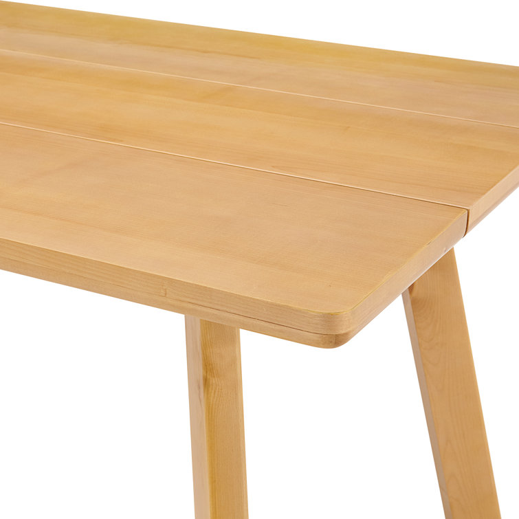 Shelburne Natural Birch and Maple 73" Dining Table and Bench Set