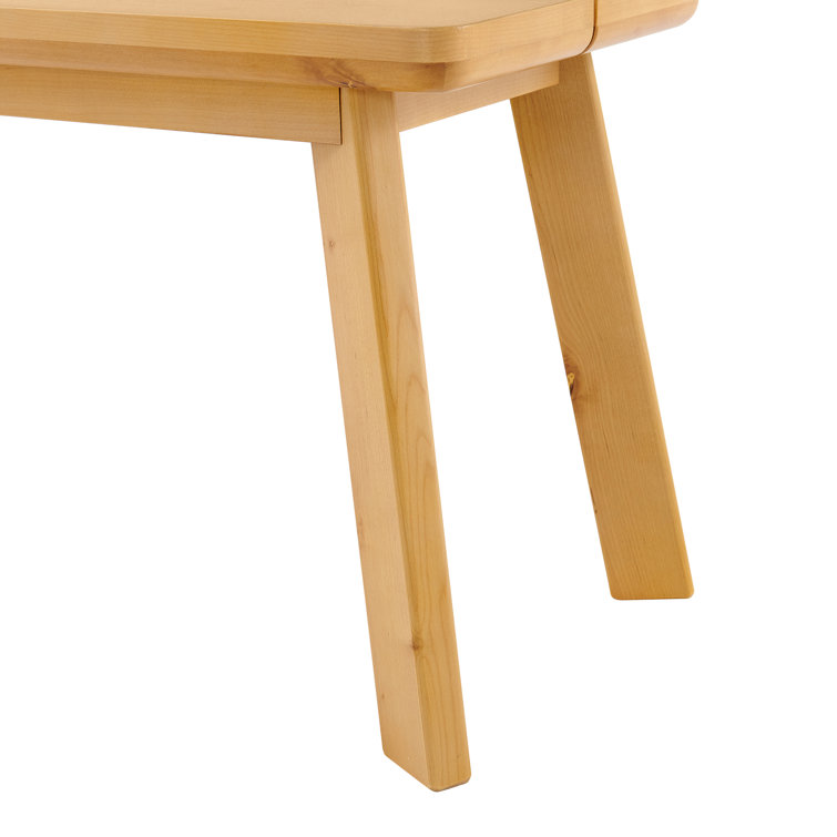 Shelburne 73" Farmhouse Solid Birch & Maple Dining Set with Benches