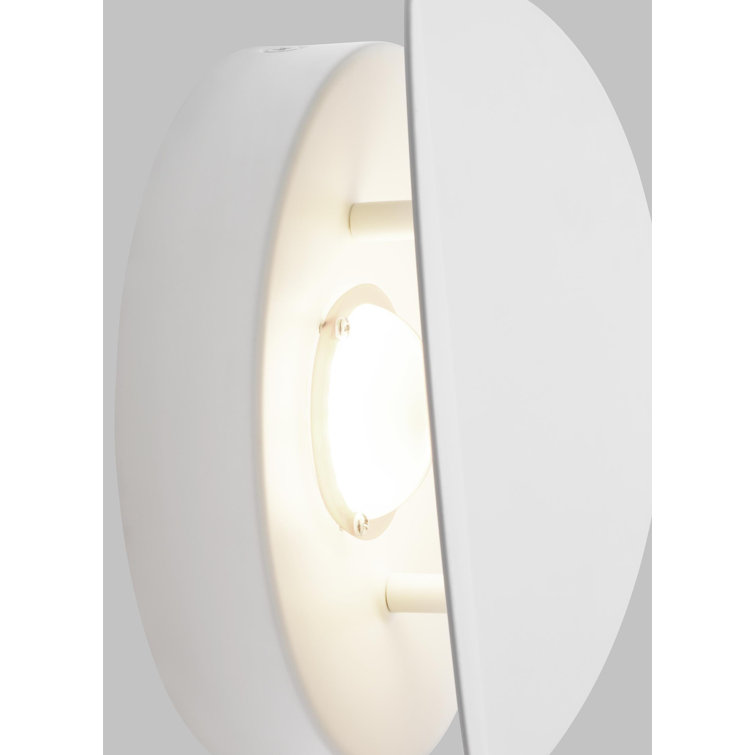 Dottie 7" Matte White LED Flush Mount Sconce