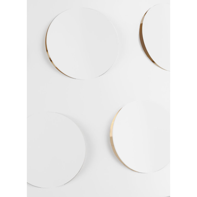 Dottie Polished Nickel 3-Light Drum Chandelier with Ambient Light Effect