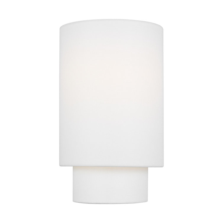 Sawyer Polished Nickel Cylinder Direct Wired Sconce, 14.13 in