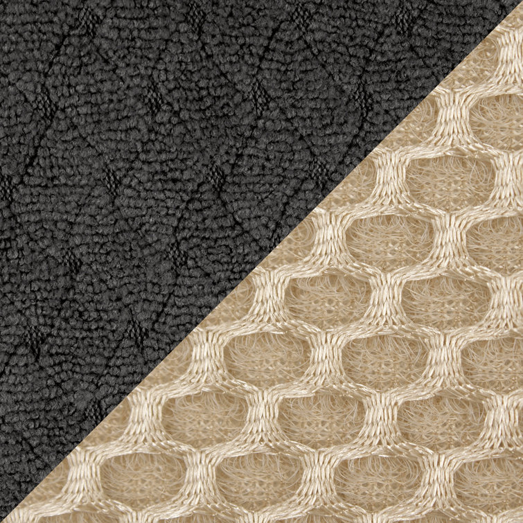 Black Foldable Microfiber Dish Drying Mat 16" x 28"