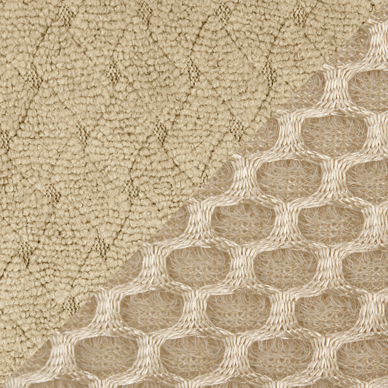 Tan Foldable Microfiber Dish Drying Mat 16" x 28"