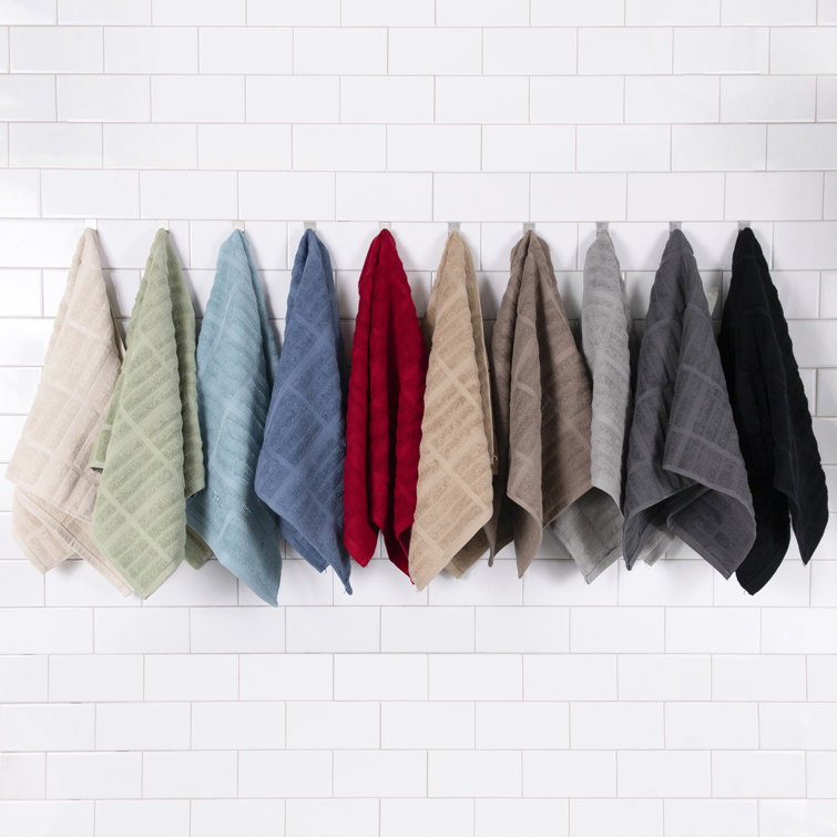 Gray Terry Cotton Kitchen Towels Set of 2