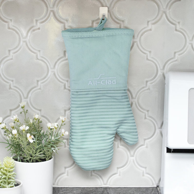 Rainfall Silicone and Cotton Oven Mitts Set of 2
