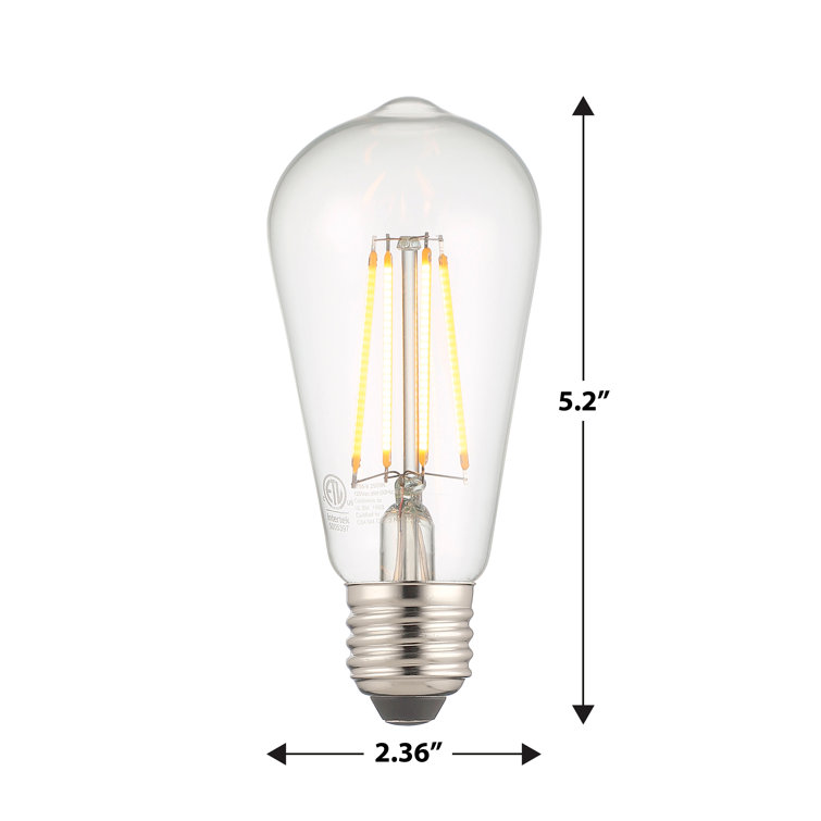 Warm White Dimmable Vintage Style LED Light Bulb
