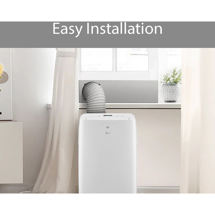 LG 6,000 BTU White Portable Air Conditioner with Remote