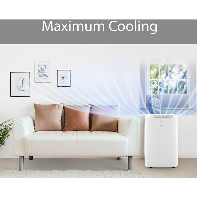 LG 6,000 BTU White Portable Air Conditioner with Remote