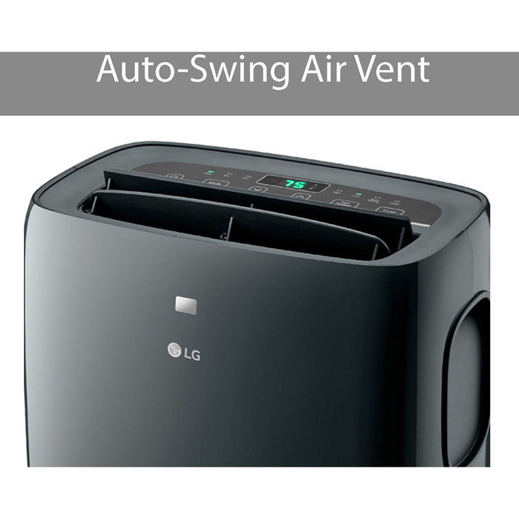 LG 8,000 BTU Black Portable Air Conditioner with Remote