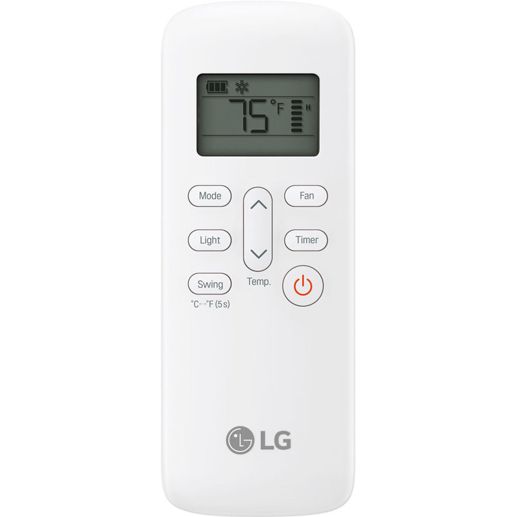 LG 8,000 BTU Black Portable Air Conditioner with Remote