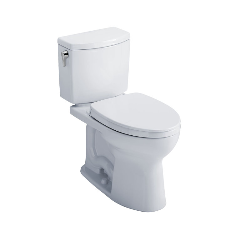 Modern Elegance High-Efficiency Cotton White Elongated Toilet