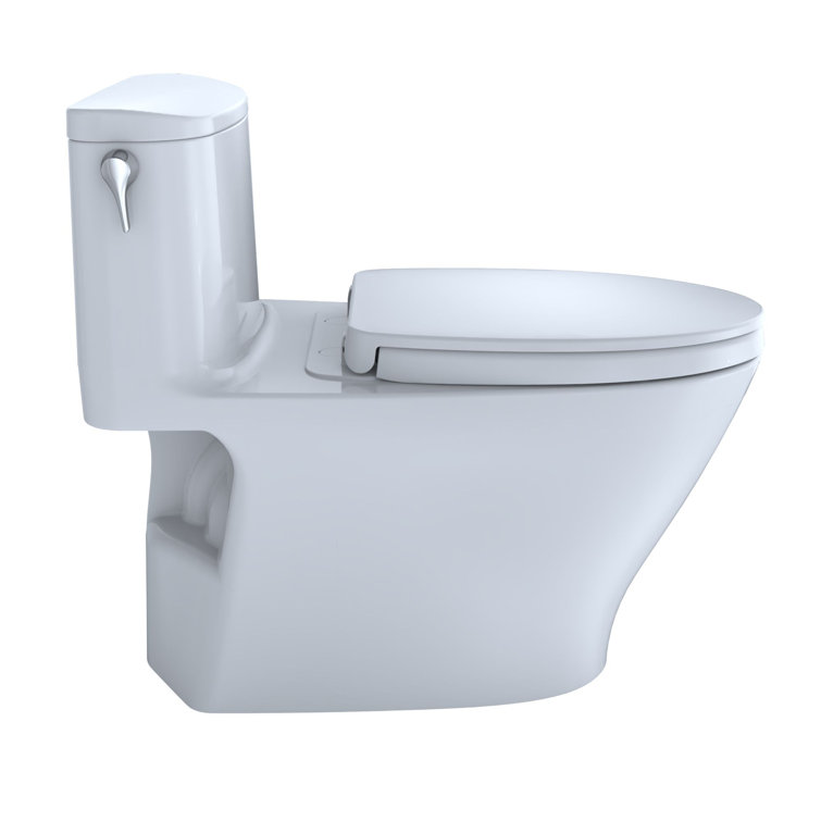 Nexus White Vitreous China Elongated One-Piece Toilet