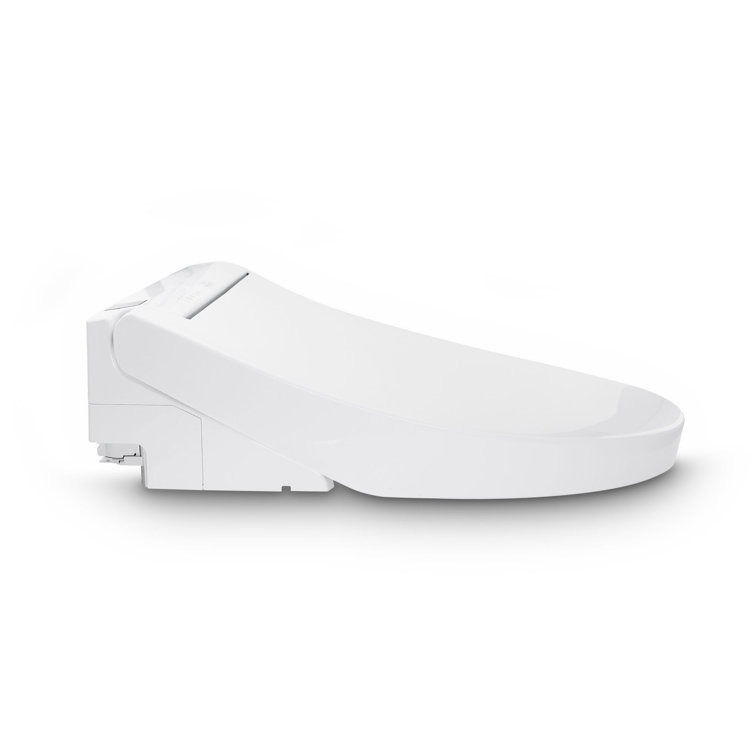 Modern White Elongated Heated Electronic Bidet Seat