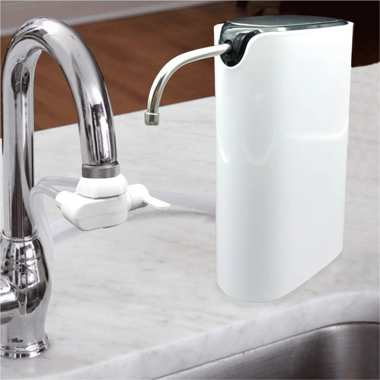 White 3-Stage Countertop Water Filtration System