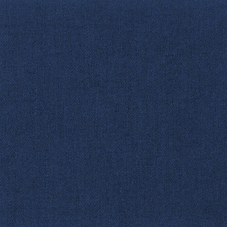 Cube 108'' Navy Blue Linen Three Piece Sectional