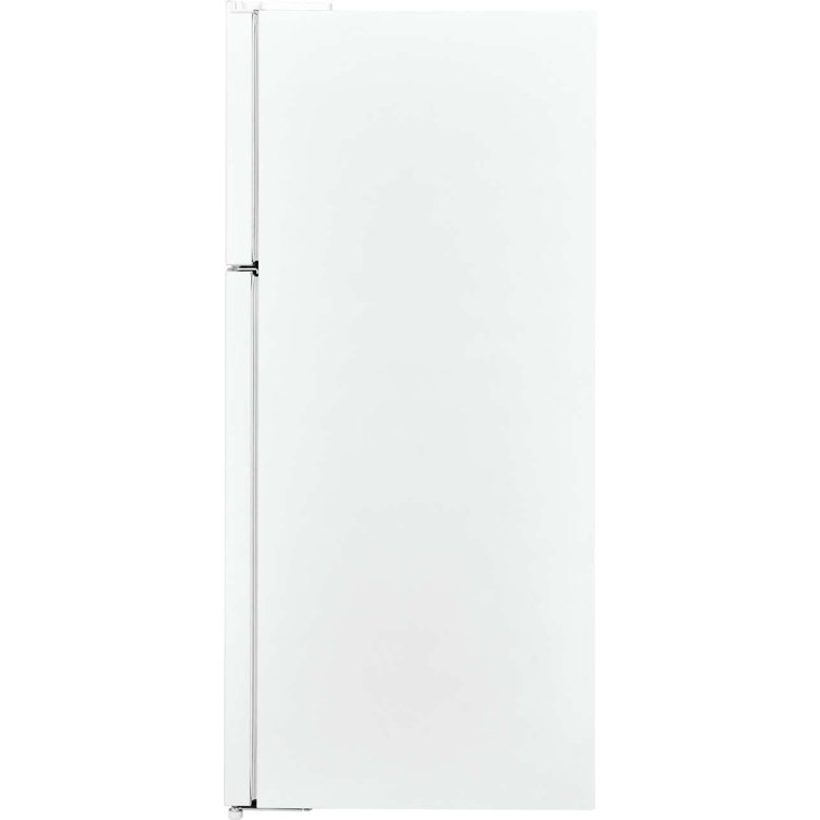 White Compact Top Freezer Refrigerator with Ice Maker