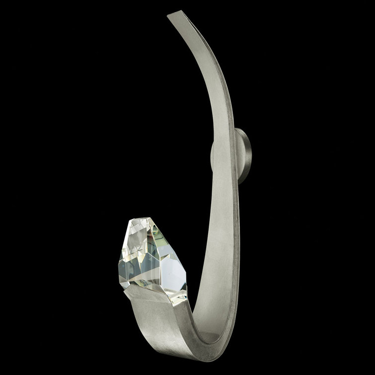 Strata 30.5" Silver Crystal LED Wall Sconce