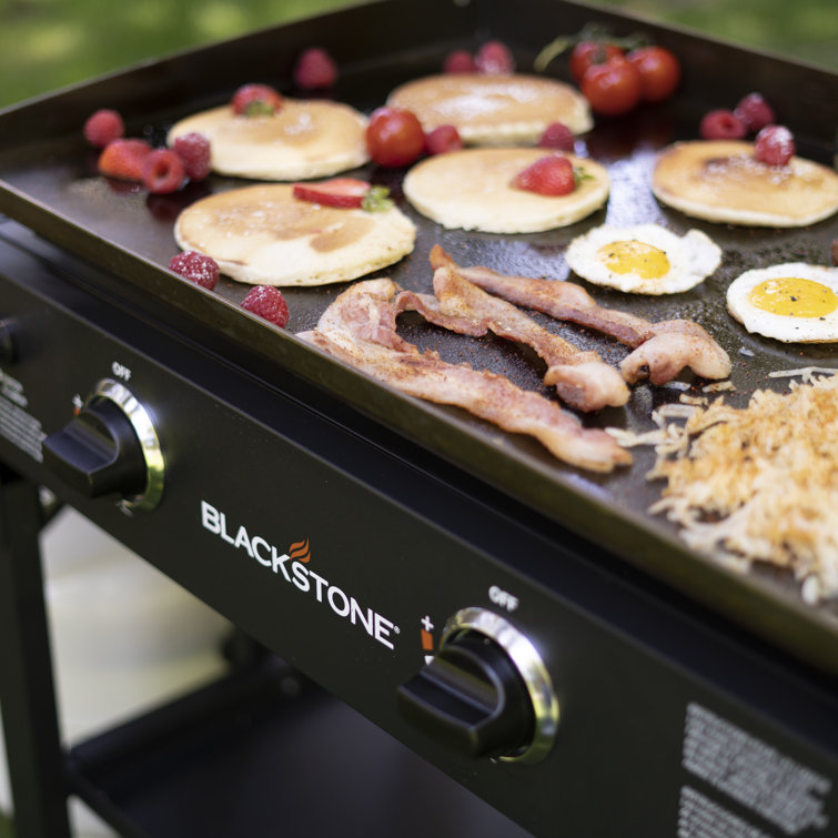 28-Inch Black Stainless Steel Propane Gas Hibachi Griddle