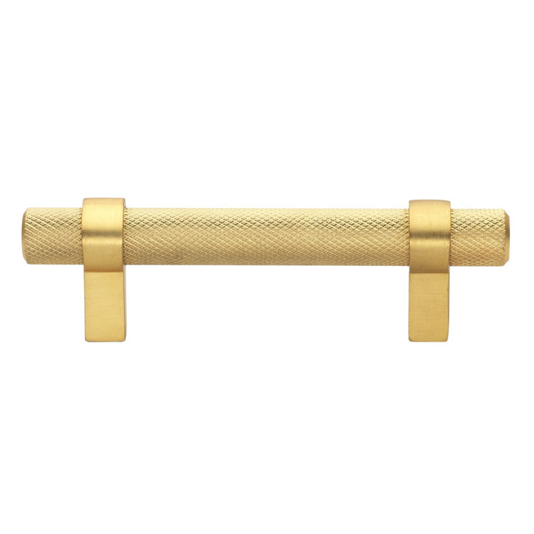 Stainless Steel Knurled Bar Pull with Mounting Hardware
