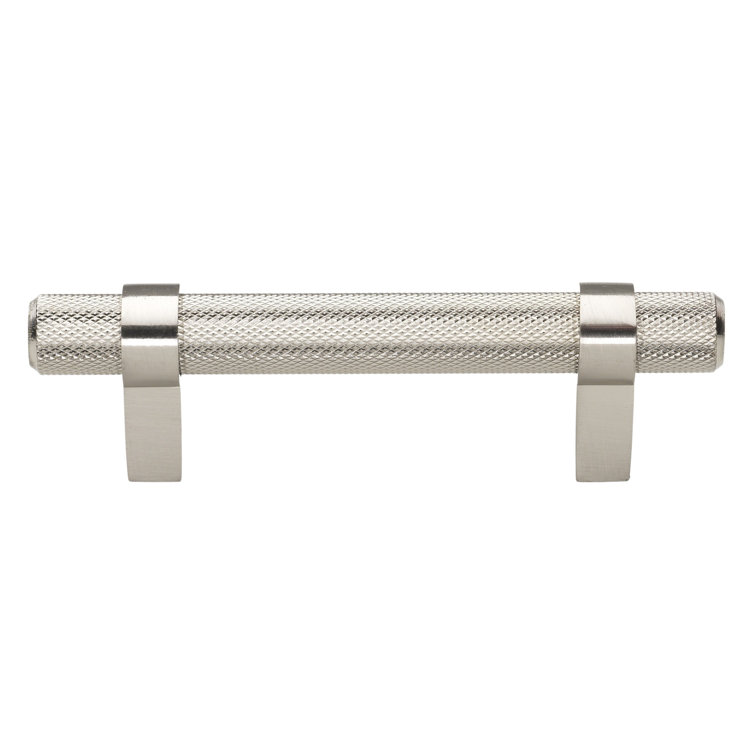Stainless Steel Knurled Bar Pull with Mounting Hardware
